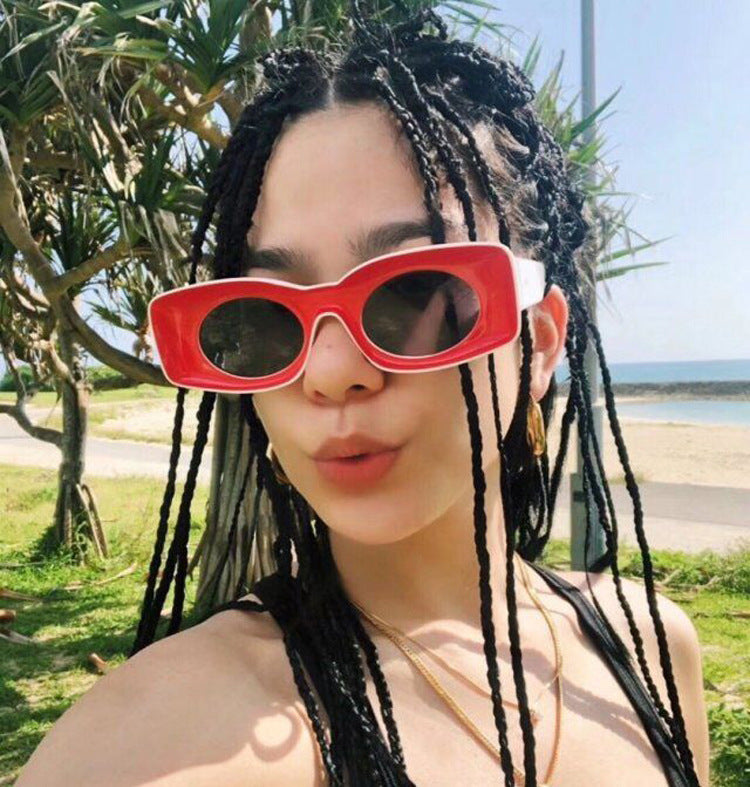 Wholesale PC Candy Color Square Sunglasses